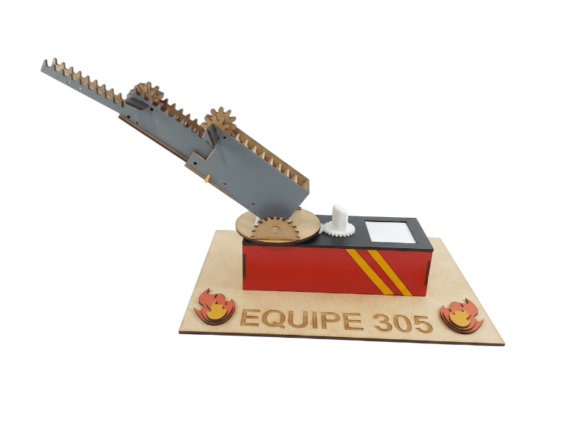 Échelle finale assemblée